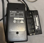 Canon Compact Power Adapter CA-E7A & Charge Coupler CR-E7K Tested. Fixed Price $30.00.