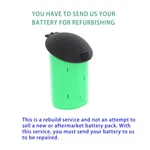 Rebuild Service For Metz Nimh Battery #57656 76-56 (50/70/76MZ-5). Fixed Price $75.00.