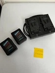 Indipro Tools 2X Micro-series 98WH V-mount Li-ion Battery And Charger. Fixed Price $400.00.