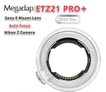 Megadap ETZ21 Pro+ Plus Auto Focus Adapter Sony Lens Nikon Z7 Z6II Zfc Z9. Fixed Price $249.00.