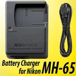 MH-65 Battery Charger For Nikon Coolpix S9100 S8200 S8100 S8000 EN-EL12 Lithium. Fixed Price $14.99.