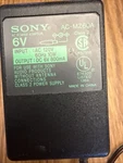 Sony AC-MZ60A 6V 800MA Power Adapter Charger Original Used. Fixed Price $35.00.