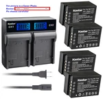 Kastar Battery Lcd Dual Charger For NP-T125 NPT125 BC-T125 Fujifilm Gfx 50S. Fixed Price $19.99.