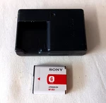 Sony Bc-csgb Li-ion Camera Battery Charger Black Wall Plug-in W/ NP-BG1. Fixed Price $20.99.