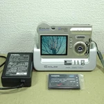 Casio Exilim EX-S3 Digital Camera 3.2 Megapixels With Cradle And Sd Card. Fixed Price $149.58.