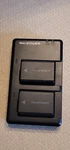 Ravpower RP-PC056 Battery Charger W/ Two Batteries For Sony Camera. Fixed Price $11.49.