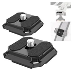 Neewer 2 Pack Quick Release Plate With Four Side Arca Type Slots & 1/4" Screw. Fixed Price $18.45.