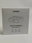 Ugreen Triple Charger For Hero & 6 New Open Box Input 5V=2.1A 3 Output 700MA. Fixed Price $8.00.
