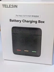 Telesin Battery Charging Box + Batteries For Gopro Hero 9/10/11/12 New. Fixed Price $19.99.