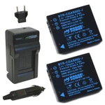 Wasabi Power Battery (2-PACK) And Charger For Panasonic CGA-S005, DMW-BCC12. Fixed Price $16.99.