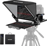 Neewer X14 Iiid Teleprompter W/ RT113 Remote - 14", 45 Tilt, Qr Plate. Fixed Price $169.00.