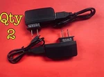 Lot Of 2 New Samya TR-08AM-1A Micro-usb Wall Chargers 5V Power Adapters. Fixed Price $7.89.