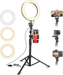 Selfie Ring Light With Tripod Stand Holder, Eicaus For Iphone. Fixed Price $25.49.