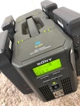 Sony N1-MH BC-M150 Charger With 4 Batteries & Power Cord, Excellent Condition. Fixed Price $206.00.