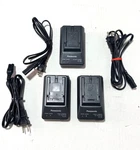 Lot Of 3, Panasonic X DE-A20B & 1 DE-A88B Battery Charger. Fixed Price $89.95.