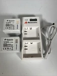 Powerextra Dual Usb Charger Model Ds-arlo Pro With 2 Batteries. Fixed Price $39.95.