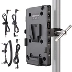 V-mount Lock Battery Plate Power Supply Adapter + Super Clamp For Lighting St.... Fixed Price $133.09.