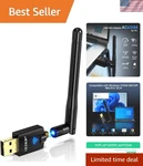 AC600M Usb Wifi Adapter: Dual Band 2.4G/5.8GHZ Up To 600MBPS For Windows & Mac. Fixed Price $21.99.