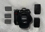 Nikon Bundle With MB-D200 Battery Pack, Nikkor Af-s 18-200 F/3.5-5.6G Lens. Fixed Price $350.00.