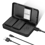 Neewer 2 Packs LP-E6N Replacement Batteries And Usb Dual Charging Case Set. Fixed Price $35.99.