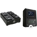 Swx Hypercore Neo 9 Mini 4-BATTERY Kit With Fleet Q 4-POSITION Charger (v-m. Fixed Price $1849.00.
