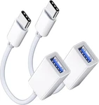 Usb To 3.0 Adapter 2 Pack , Female Otg Cable White. Fixed Price $7.70.