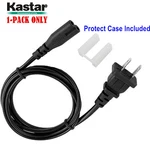 Ac Power Cord 2-PRONG / Pins FIGURE-8 For Sony Adapter Us Plug 5 Feet Long. Fixed Price $6.49.