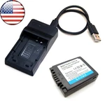 Battery + Usb Charger For Panasonic DE-994B DE-A44A DE-A44B DMW-CAC1 Eg. Fixed Price $29.88.