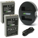 Wasabi Power Battery (2-PACK) And Dual Charger For Olympus BLS-1, BLS-5,. Fixed Price $24.99.