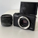 Canon Eos M200 24.1MP Compact Mirrorless Camera With 15-45MM Is Stm Lens Read. Fixed Price $499.87.
