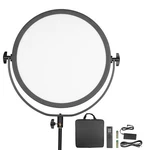 Neewer Led Bi-color Studio Round Lighting Ultra Thin Edge Flapjack. Fixed Price $159.49.