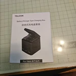 Telesin Battery Storage Charging Box For Gopro Hero 8/7/6/5, GP-BNC-801, Usb. Fixed Price $18.00.