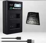 Powerextra Battery + Charger For Panasonic DMW-BLE9 DMW-BLG10 DMC-ZS60. Fixed Price $21.75.