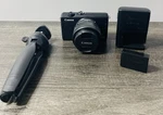 Canon Eos M200 24.1MP Compact Mirrorless Camera With 15-45MM Is Stm Lens Read. Fixed Price $429.99.