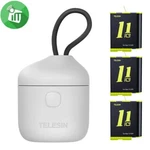 Telesin 3-PACK Batteries Waterproof Allin Box Charger For Gopro Hero 12/11/10/9. Fixed Price $43.99.