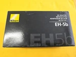 Nikon EH-5B Ac Adapter With Instructions, Original Box. Fixed Price $55.00.